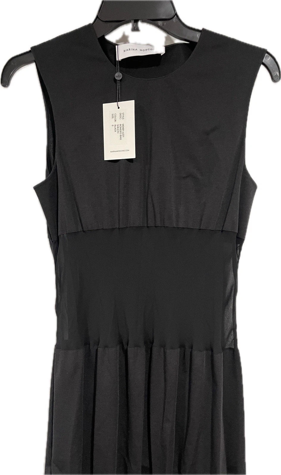 Marina Moscone Bustier Dress