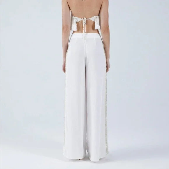 My Beachy Side-Begonia Wide Leg Pant