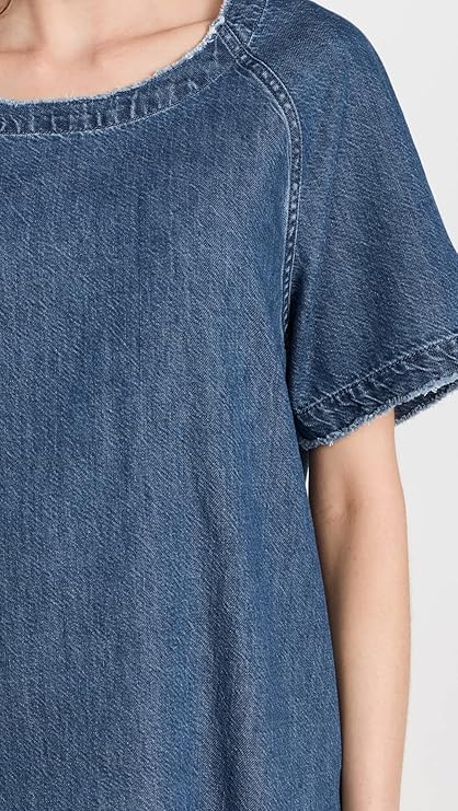 rag & bone Suki Featherweight Justine Shirt Dress-Denim