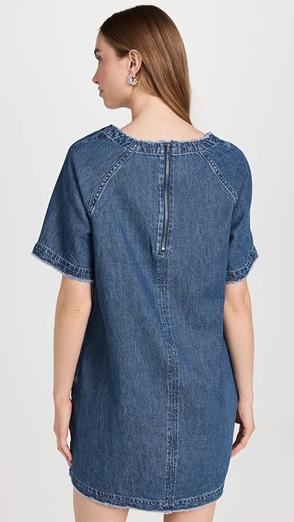 rag & bone Suki Featherweight Justine Shirt Dress-Denim