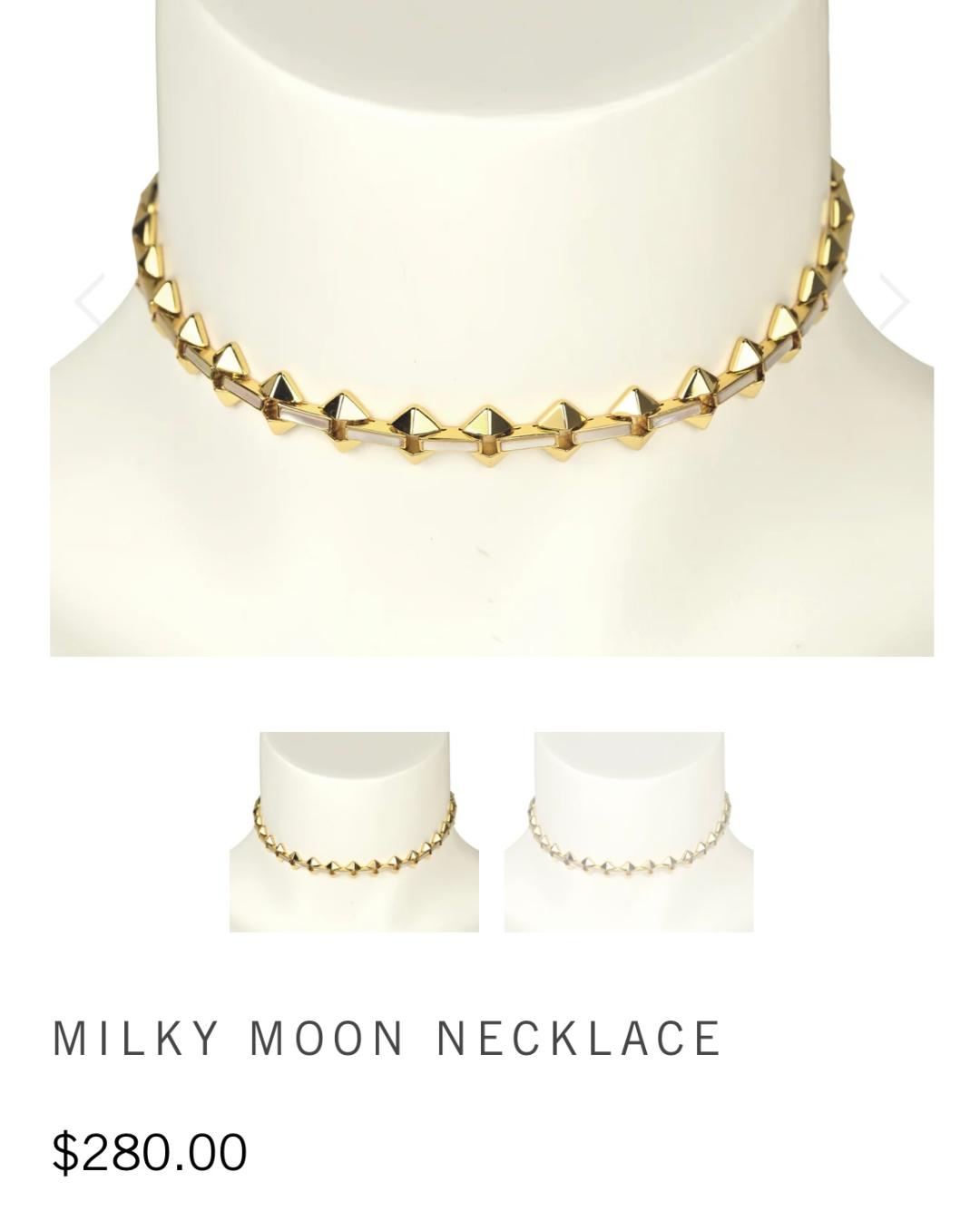 nOir Jewelry-Milky Moon Necklace