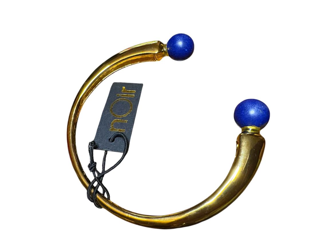 Noir New York-Gold-Plated Cuff Bracelet