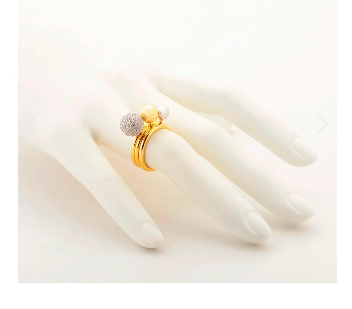 nOir Jewelry-Sylvia Stackable Ring