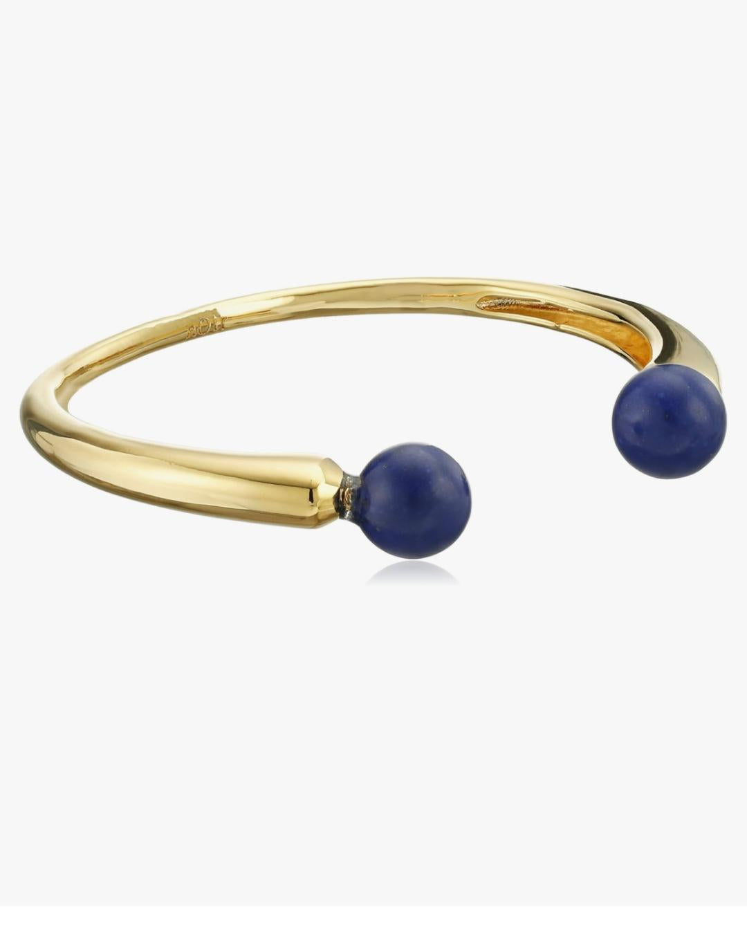 Noir New York-Gold-Plated Cuff Bracelet