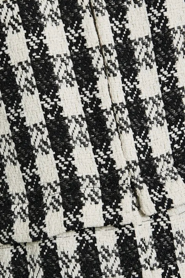 Alice + Olivia Deon Detachable Panel Tweed Jacket