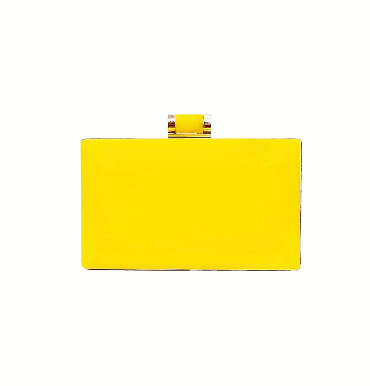 Square Yellow Clutch