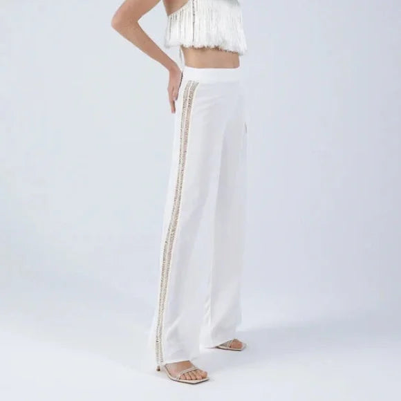 My Beachy Side-Begonia Wide Leg Pant