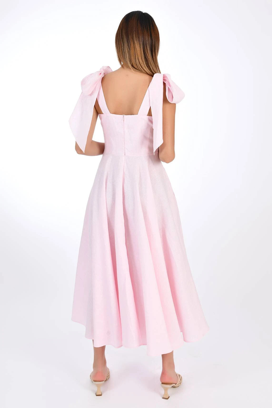 Fanm Mon Nilen Dress-Peach Color