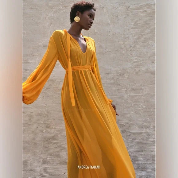 Andrea Imayah Sade Cover-Up-Marigold