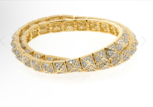 nOir Jewelry-Pave Wrap Around Bracelet