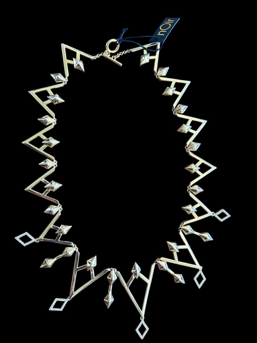 nOir Jewelry-Lafayette Necklace, Gold-Plated