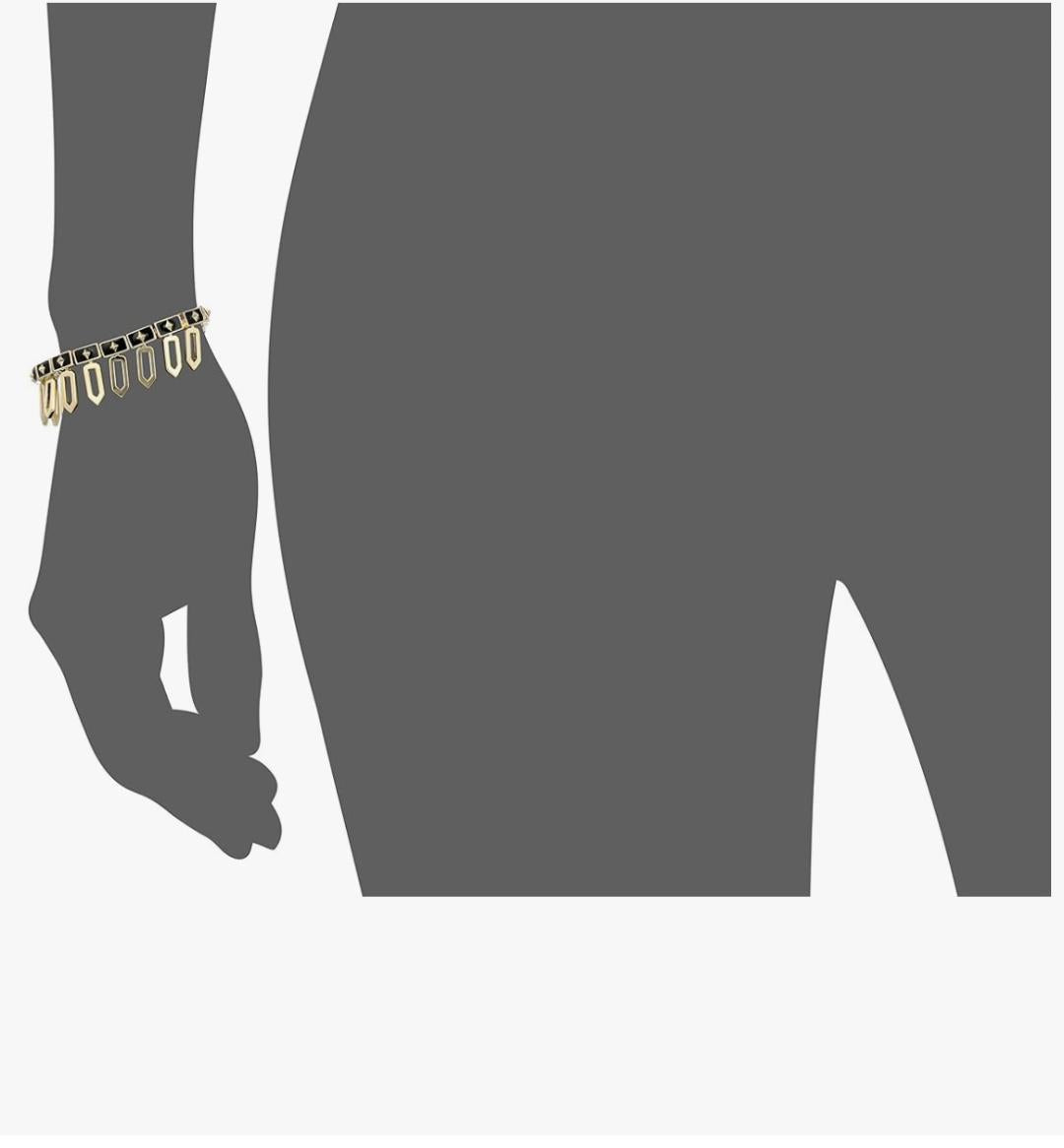 nOir Jewelry-Traverse Bracelet-Gold Plated