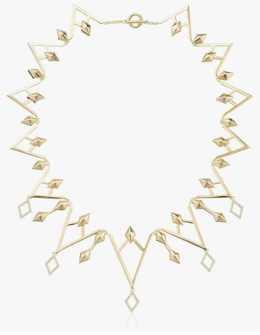 nOir Jewelry-Lafayette Necklace, Gold-Plated