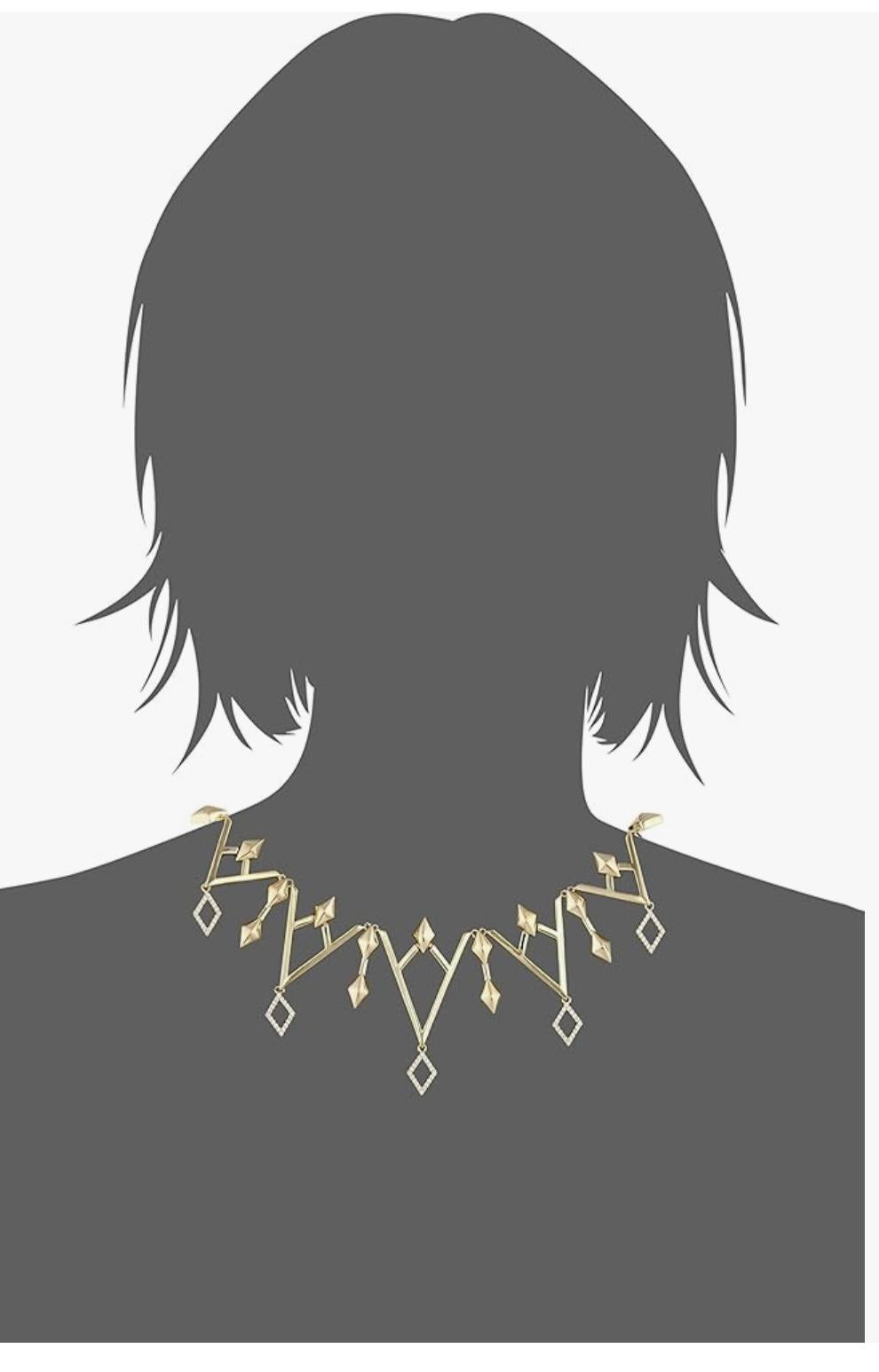 nOir Jewelry-Lafayette Necklace, Gold-Plated