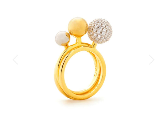 nOir Jewelry-Sylvia Stackable Ring